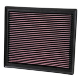 K&N High-Flow Original Lifetime Engine Air Filter 33-5017 for Toyota Tacoma, Tundra with high-performance reusable filtration media