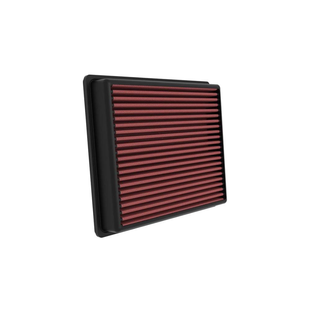 K&N High-Flow Original Lifetime Engine Air Filter 33-5129 for Toyota Tundra (22-24) with high-performance reusable filtration media