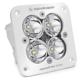 Baja Designs Squadron Pro Spot Pattern White Flush Mount LED Light Pod - Clear with quad high-intensity LEDs and durable housing