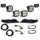 Baja Designs 17-20 Ford F-150 Raptor S2 SAE Pro Fog Pocket Kit - Clear high-performance LED fog lights with brackets and wiring harnesses