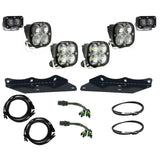 Baja Designs 17-20 Ford F-150 Raptor S2 SAE Pro Fog Pocket Kit - Clear high-performance LED fog lights with brackets and wiring harnesses