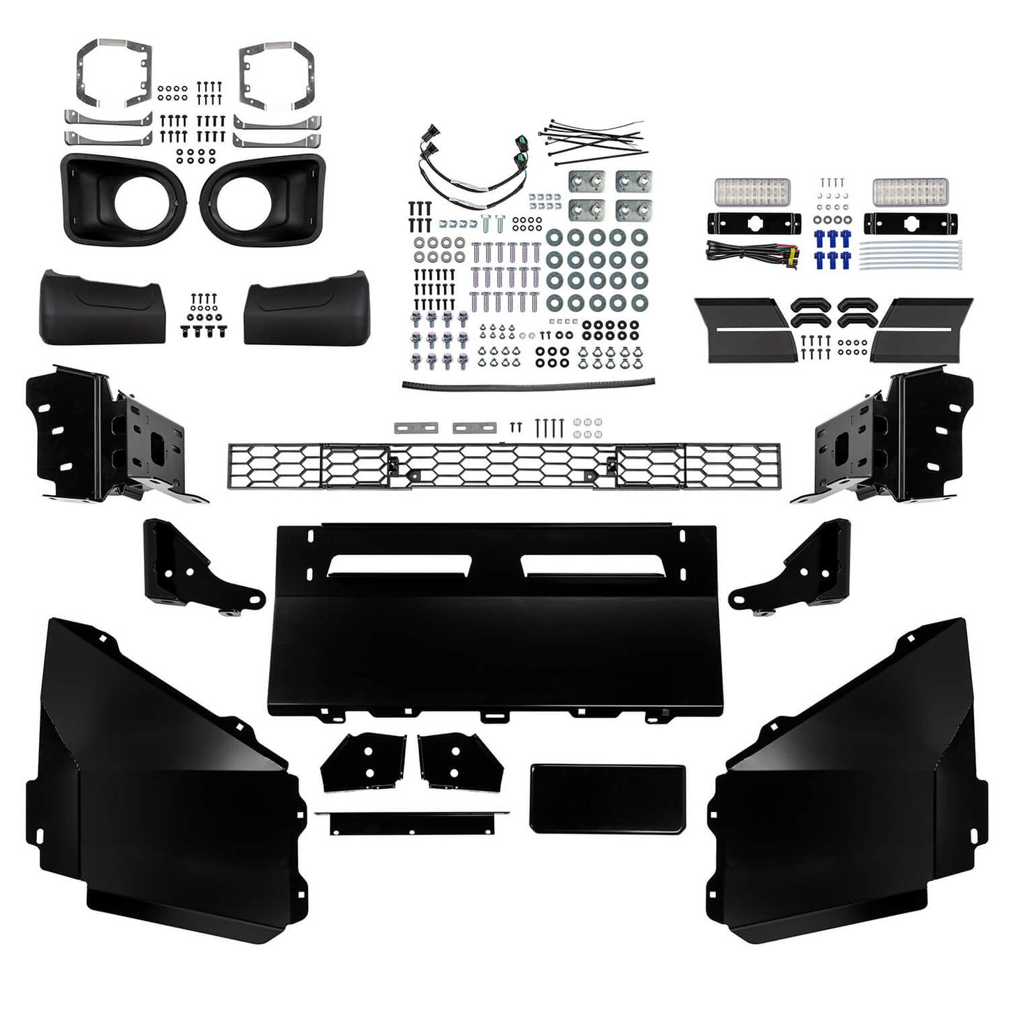 ARB Summit Front Winch Bumper 3414630B - Fitting Kit Included with heavy-duty steel and airbag compatibility for Toyota Land Cruiser 70 Series 2023