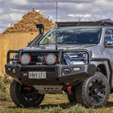 ARB Summit Front Winch Bumper 3414710B - Fitting Kit Included, heavy-duty steel, multi-fold wing design for Toyota Tacoma 2016-2023
