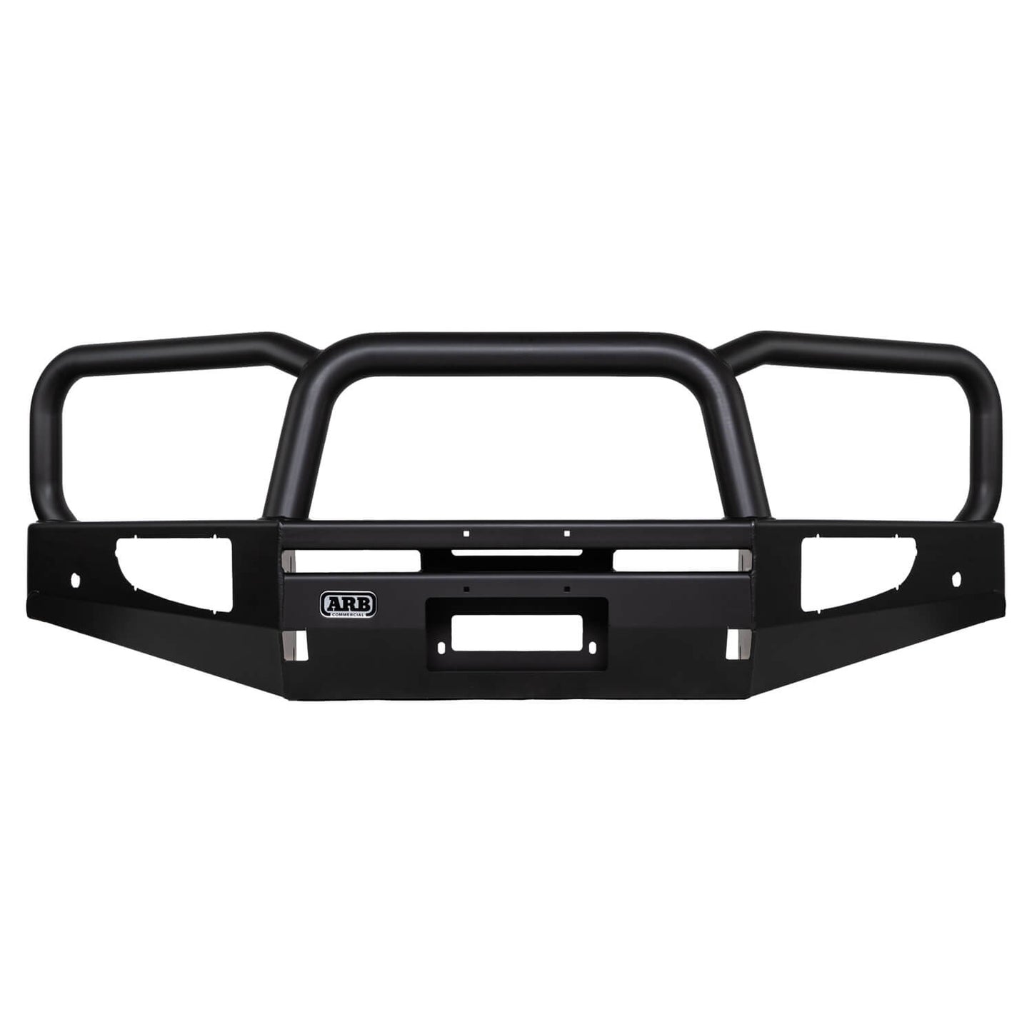 ARB Front Commercial Combination Bumper 3414730B - Fitting Kit Included, heavy-duty steel with black powder coat for Toyota Tacoma 2016-2023