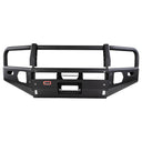 ARB Summit Front Combination Bumper 3415020B for Toyota Tundra (2014-2019) with fitting kit, heavy-duty steel, airbag compatible design