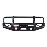 ARB Front Bumper 3421410B - Fitting Kit Included with heavy-duty steel and black powder coat for Toyota Land Cruiser 70 Series
