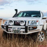 3421430B WINCHBAR BLACK PRADO 120 03-09 W/FLR AFO 8-9.5 heavy-duty front winch bumper for Toyota Prado 2003-2009