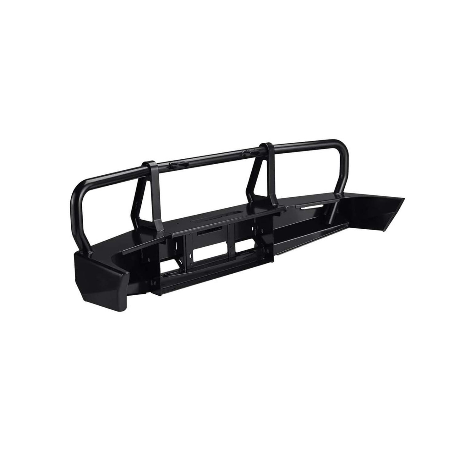ARB Front Winch Bumper 3423020B for Toyota Tacoma (1995-2004) with heavy-duty steel, black powder coat, fit kit included
