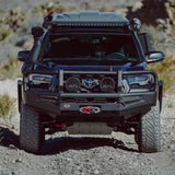 ARB Summit MKII Front Winch Bumper Kit 3423200KB for Toyota Tacoma (2016-2023) with heavy-duty steel and fitting kit included
