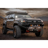 ARB Zenith Front Winch Bumper 3423210B for Toyota Tacoma (2024-2025) with integrated winch mount and recovery points