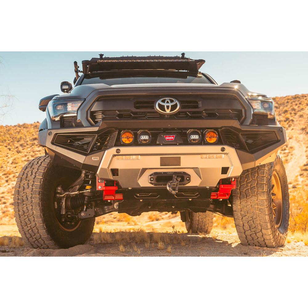 ARB Zenith Front Winch Bumper 3423210B for Toyota Tacoma (2024-2025) - Fitting Kit Included with integrated 8T recovery points