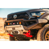 ARB Zenith Front Winch Bumper 3423210B for Toyota Tacoma (2024-2025) with integrated 8T recovery points and fitting kit included