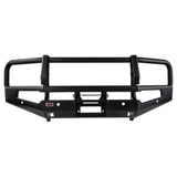 ARB Summit MKII Front Winch Bumper Kit 3425010B - Fitting Kit Included, heavy-duty steel, multi-fold upswept wings for off-road 4x4 use