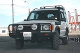 ARB Front Winch Bumper 3432060B for Land Rover Discovery (1999-2002) with heavy-duty steel and fitting kit included