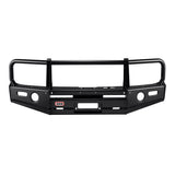 ARB Front Winch Bumper 3432150B for Land Rover LR3 (2005-2009) with heavy-duty steel and fitting kit included