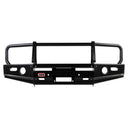 ARB Front Winch Bumper 3432210B for Land Rover LR3 (05-09), LR4 (10-13) - heavy-duty steel with fitting kit included