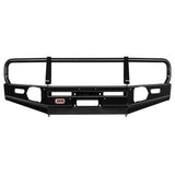 ARB Front Combination Bumper 3434190B - Fitting Kit Included with heavy-duty steel, black powder coat, compatible with Toyota Land Cruiser 70 Series