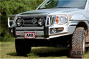 ARB Front Combination Bumper 3438280B for Suzuki Equator (2009-2012) with heavy-duty steel, black powder coat, fitting kit included