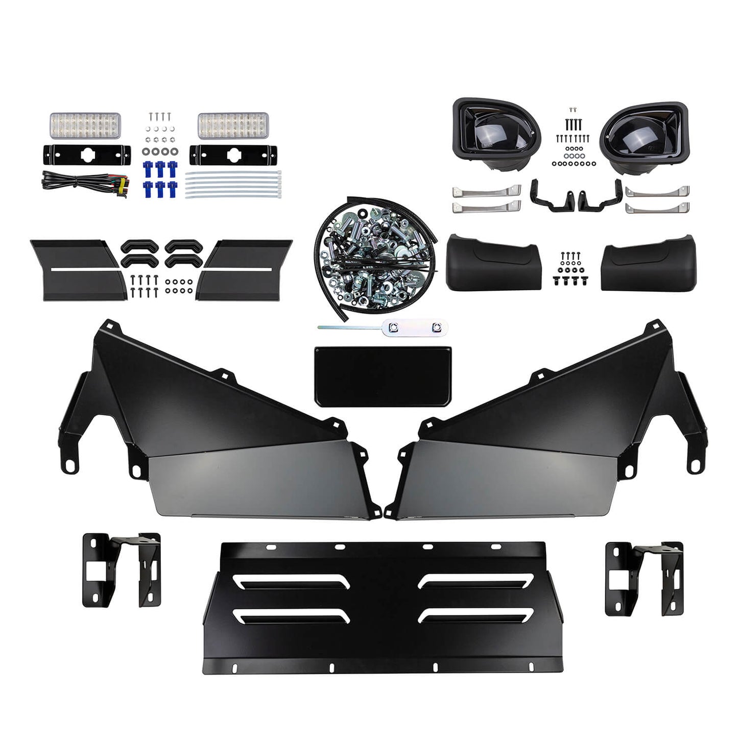ARB Summit Front Winch Bumper 3438400B - Fitting Kit Included with heavy-duty steel components and airbag compatibility for off-road installation