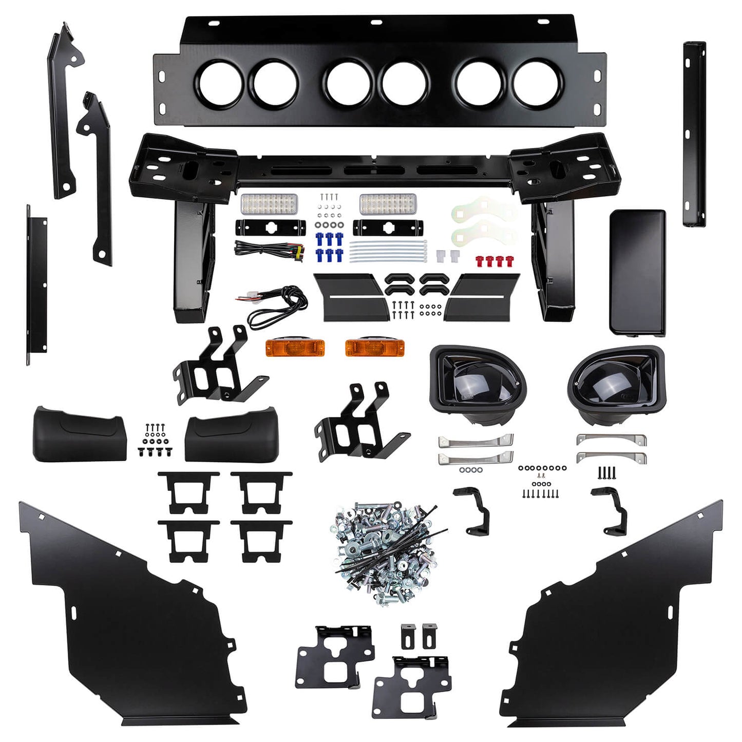 ARB Summit Front Winch Bumper 3440500B - Fitting Kit Included with heavy-duty steel, airbag compatible, for off-road 4x4 vehicles