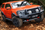 ARB Summit MKII Front Winch Bumper Kit 3440660B - Fitting Kit Included on orange 4x4 for off-road protection