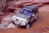 ARB Front Winch Bumper 3444070B for Isuzu Trooper (1998-2002) with heavy-duty steel and fitting kit for off-road use
