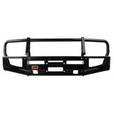ARB Front Combination Bumper 3446300B - Fitting Kit Included with heavy-duty steel, black powder coat, upswept wing design