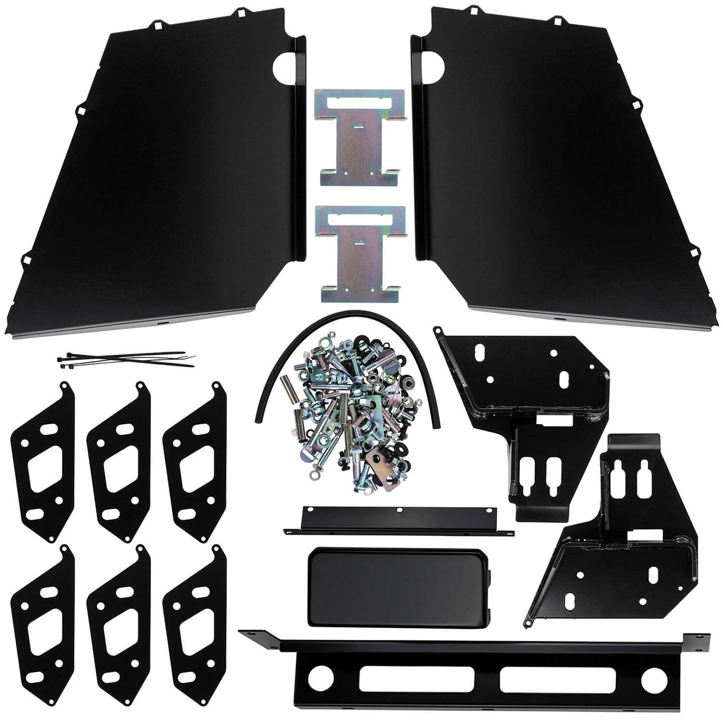 ARB Summit Front Winch Bumper 3448530B - Fitting Kit Included with heavy-duty steel brackets and hardware for 4x4 installation