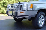 ARB Front Winch Bumper 3450060B for Jeep Grand Cherokee (1993-1998) - Fitting Kit Included with heavy-duty steel, powder coat finish, upswept wings
