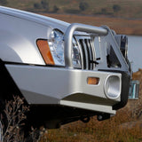 ARB Front Combination Bumper 3450130B for Jeep Grand Cherokee (1999-2007) with heavy-duty steel and fitting kit included