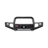 ARB Front Combination Bumper 3450170B for Jeep Liberty (2005-2007) with durable steel, black powder coat, fitting kit included