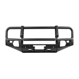 ARB Summit Front Winch Bumper 3480010B for Ford Bronco Base, Big Bend, Wildtrack, Badlands (2021-2023) - black powder coat steel construction with fitting kit included