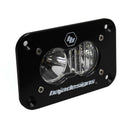 Baja Designs S2 Sport Flush Mount Driving Combo Pattern LED Work Light - Clear with black aluminum housing and dual optics