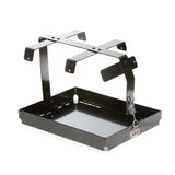 ARB Double Jerry Can Holder 3500390 heavy-duty steel frame with secure locking mechanism for off-road vehicle mounting