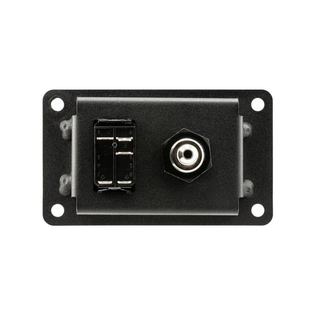 A black ARB power supply with two wires on it, perfect for ARB switch coupling brackets or plastic trim panels.