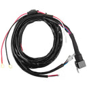 Rigid Industries 360-Series 3-Wire Wiring Harness (Backlight) with battery connectors and 3-position switch for 12V systems