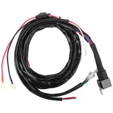 Rigid Industries 360-Series 3-Wire Wiring Harness (Backlight) with battery connectors and 3-position switch for 12V systems