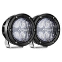 Rigid Industries 360-Series 4in LED Off-Road Drive Beam - RGBW (Pair) with aluminum housing and 8,600 lumens output