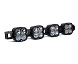 Baja Designs XL Linkable LED Light Bar - 4 XL Clear with quad LED pods and heavy-duty adjustable mounting brackets for off-road use
