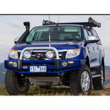 ARB Sahara Deluxe Front Bumper 3940400B - Fitting Kit Included on 2015 Toyota Hilux with heavy-duty steel construction and black powder coat finish