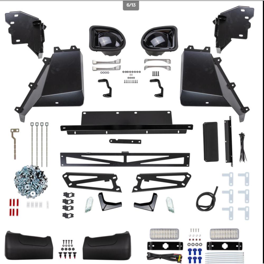 ARB Summit Sahara Front Winch Bumper 3970030B - Fitting Kit Included for 2023 Toyota Hilux with heavy-duty steel components and wiring accessories