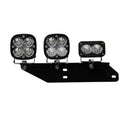 Baja Designs 2017 Ford Raptor Fog Pro Pocket Kit with heavy-duty steel bracket and three adjustable LED light pods
