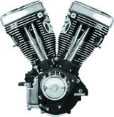 S&S Cycle 84-99 BT V111 Long Block Engine - Wrinkle Black
