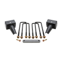 ReadyLift 4'' Rear Block Kit - 2 Piece Drive Shaft - F350/450 DRW Diesel 2017-2023 heavy-duty suspension blocks with hardware