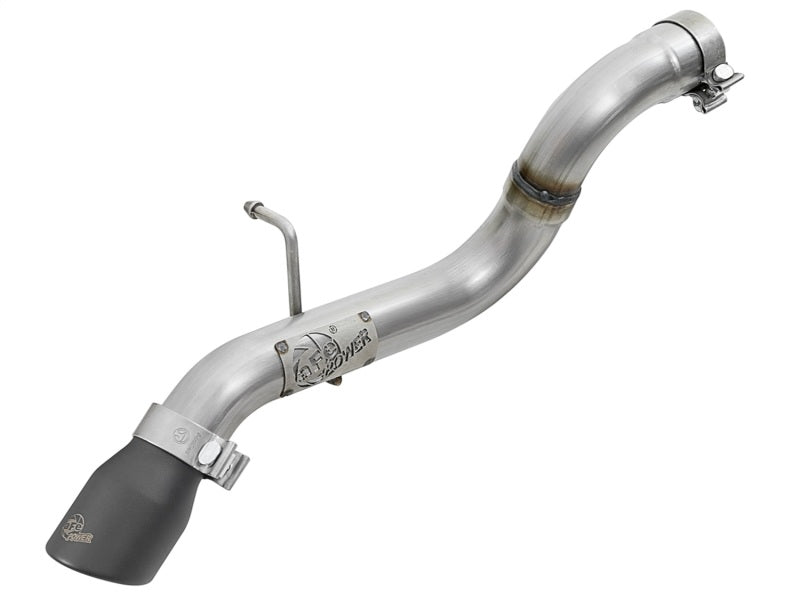 aFe MACH Force-Xp Axle-Back Exhaust System w/Black Tip 49-48070-1B for Jeep Wrangler L4-2.0T / V6-3.6L (18-20) stainless steel tubing