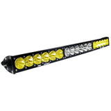 Baja Designs OnX6 Arc Series Dual Control Pattern 30in LED Light Bar - Amber/White with heavy-duty black housing for off-road use