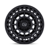 Black Rhino Barrage - 17X8.5 -10mm - Matte Black rugged off-road wheel with reinforced vented beadlock-style rim design