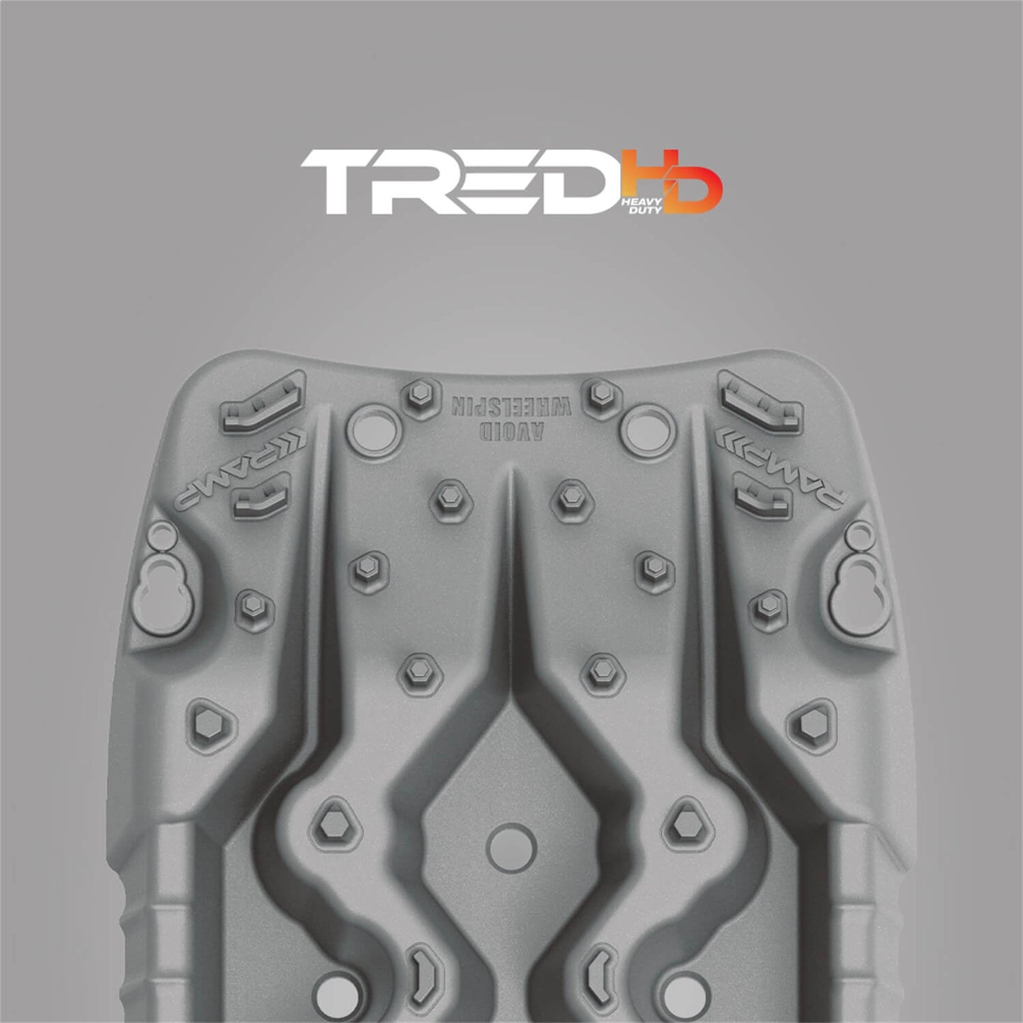 ARB TRED HD Silver Recovery Boards TREDHDSI heavy-duty engineered nylon traction board with aggressive cleats for off-road vehicle recovery