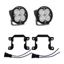 Baja Designs 2019+ Ram 2500/3500 Big Horn Sports Fog Pocket Kit W/C - Clear with LED fog lights, steel brackets, and wiring connectors