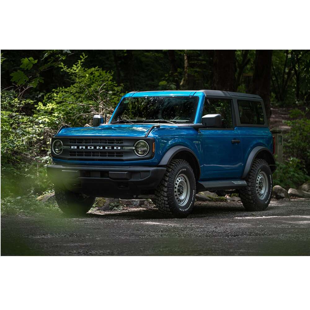 ARB Rock Sliders for Ford Bronco 2021-ON, heavy-duty 4mm laser-cut steel with multi-folded welds and black powder coat finish